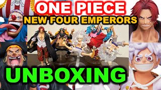 【All Prizes】Unboxing prizes from the One Piece New Four Emperors Ichiban Kuji  All 90 out of 90 [upl. by Ojyllek]