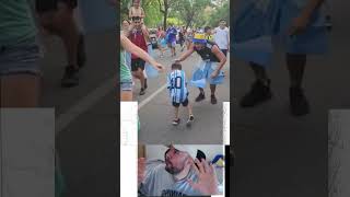 ¡Así Se Baila Por La Selección Argentina shorts futbol humor [upl. by Eannej]