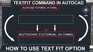 209 EXPRESS TOOLTEXTTEXT FIT OPTION TEXTFIT COMMAND IN AUTOCAD [upl. by Lerner]