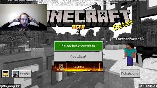 minecraft suomi englanti online live [upl. by Hnirt]