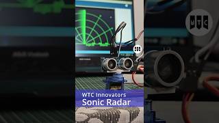 DIY Military Radar How to make a live Object Detection by Ultrasonic Sensor radar sonic project [upl. by Mir]