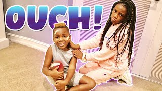 The Boo Boo Song story with Yaya and Dj for Kids pretend play [upl. by Eedak101]