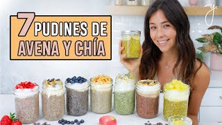 7 AVENAS REPOSADAS CON CHÍA para Desayuno😋Saludable y Fácil [upl. by Horlacher297]