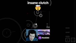 INSANE CLUTCH osu twitch streamer [upl. by Gawen]