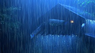 3 Hz  Heavy Rain To Sleep Immediately  Let The Sound Of Rain Wash Away Your Sadness Tonight [upl. by Nillor]