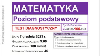 Zadanie 19 matura grudzień 2023 W kartezjańskim układzie współrzędnych 𝑥 𝑦 dane są proste [upl. by Makell]