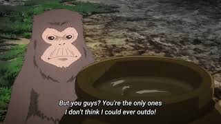 Sengoku Youko S2 Ep 14  Tago Accidentally Saves The Monkey Scene [upl. by Yuu111]