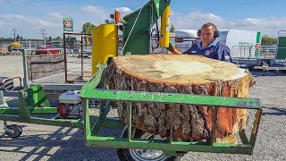 Dangerous Powerful Homemade Firewood Processing Machines Fastest Heavy Equipment Machines Working [upl. by Seabrooke]