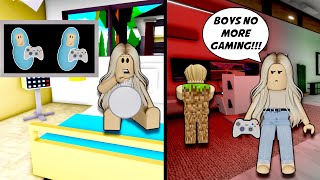 Pregnant With GAMER TWINS Roblox Brookhaven [upl. by Digirb351]