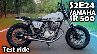 Yamaha SR500  S2E24 Finale Testfahrt [upl. by Ahsel]