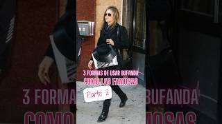 3 formas de ESTILIZAR una bufanda o pashmina 🧣parte 2 modainvierno [upl. by Rora]