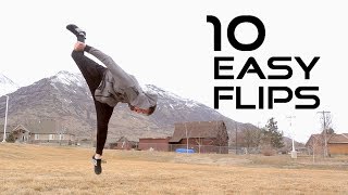 10 Flips Anyone Can Learn  Flip Progressions [upl. by Tabbitha287]