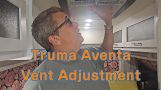 Truma Aventa Vent Adjustment [upl. by Epul]