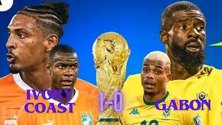 2026 world qualifiers Africa zone Ivory Coast vs Gabon 10  All Goals amp Highlights  2024 [upl. by Airamalegna703]