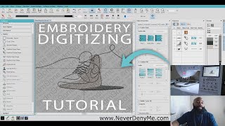 Learn How To Digitize Designs For Embroidery Machines 🤓  Step By Step Digitizing Tutorial 🧵  👍🏽 [upl. by Eitsym]