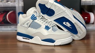 AJ 4 Military Blue Review 3rd Party [upl. by Wilkison239]