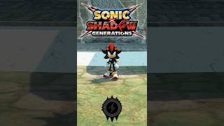 SA1 Shadow In Shadow Generations sonic sonicthehedgehog shadowgenerations [upl. by Elbag]