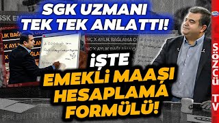 SGK Uzmanından Emekli Maaşı Hesaplama Formülü 2000 ve 2008 Yılı Maaş Farkı [upl. by Ramyar]