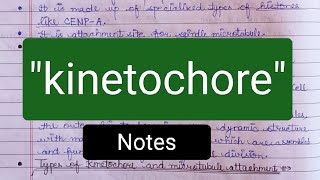 4kinetochore cytogeneticsamp evolution noteshpumscbotanymsczoology priyathakur [upl. by Llerroj]