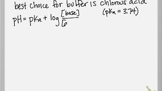 Preparing a Buffer Example Calculation [upl. by Odlaumor]