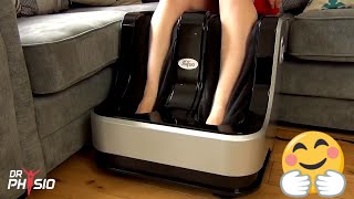 Dr Physio Foot Leg and Calf Shiatsu Massager Machine 1008 with Vibration How to use and Review [upl. by Phylys]