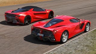 Ferrari Stallone vs Ferrari LaFerrari vs Ferrari SF90 Stradale at Silver City Raceway [upl. by Eibber]