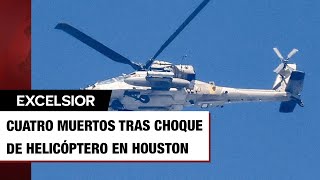 Choca helicóptero con torre de radio en Houston 4 muertos [upl. by Kaspar641]