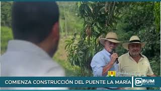 Inicia construcción del puente La María en Aguadas [upl. by Ahsiram804]