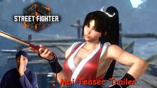 STREET FIGHTER 6 MAI TEASER TRAIER REVIEW [upl. by Akemet]