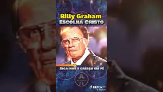 Escolha a Cristo biblia pregação billygraham gratidao fé [upl. by Ahsilaf]