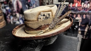 Telescope Crown Hat in western beige felt [upl. by Arbua674]