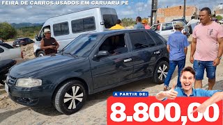 Feira de Carros Usados em Caruaru PE  CARRO BARATO POPULAR [upl. by Attenov]