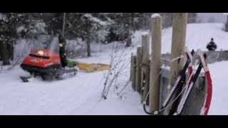 Winter in Hinton  Natural Luge [upl. by Sew]