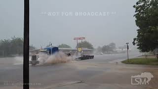 10042023 Paducah TX  Large Hail Strong Winds Heavy Rain [upl. by Eyllib]