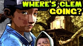 Wheres Clementine Going  The Walking DEAD Alone Ending S2E5 Theory Telltale [upl. by Yeldnarb]