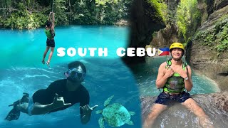 Exploring South Cebu  Moalboal  Snorkeling Sardines run  Canyoneering  Cebu Vlog 2024 [upl. by Rodmann]