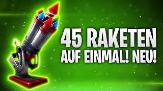 45 RAKETEN AUF EINMAL NEU 🔥  Fortnite Battle Royale [upl. by Lehacim]