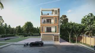 Elevation Design MODERN ARCHITECTURE Designed by Abhay Architects and planners  Gorakhpur UP [upl. by Cowey298]