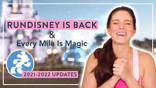 runDisney Updates for Walt Disney World 20212022 [upl. by Jankell]