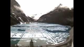 Lake Louise  Clear of Ice Timelapse  9th June 2014 [upl. by Vullo483]