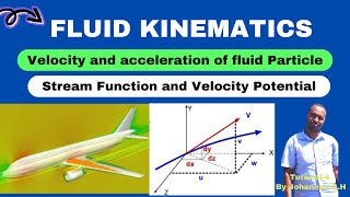 Fluid Kinematics Velocity and acceleration of fluid particle [upl. by Horwath501]