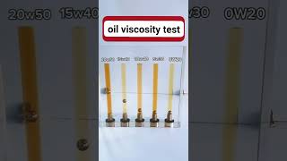 Oil viscosity test [upl. by Berry]