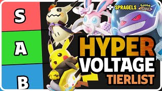 NEW Season 22 Hyper Voltage Pokemon Unite TIER LIST [upl. by Vachil598]