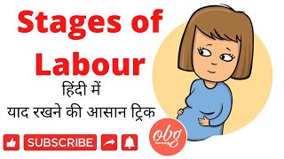 Stages of Labour II Easily explained in Hindi II प्रसव के चरणों में क्या होता है [upl. by Ahscrop932]