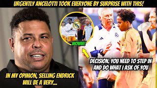 🚨Controversy at the Bernabéu Ancelotti Plans Endrick for Juventus – Ronaldo Set the Record Straight [upl. by Iturhs]