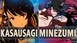 GBVSR🔥Kasausagi Beatrix Vs Minezumi Belial🔥 High Level Gameplay [upl. by Tedman735]