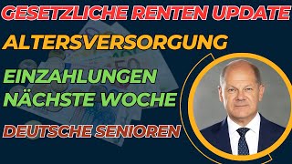 quotOffizielle Genehmigung Rentenzahlungen beginnen für Rentner der gesetzlichen Rentenversicherungquot [upl. by Trini]