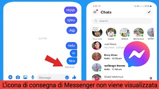 Risolvi licona di consegna di Messenger che non viene visualizzata  icona di consegna mancante [upl. by Llemor]