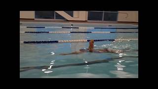 Swimming Drill For A Faster Freestyle Shark Fin Touch [upl. by Ordnassela]