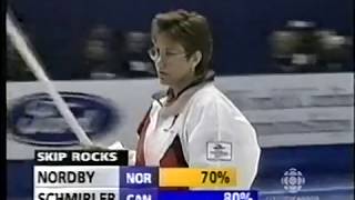 Schmirler CAN v Nordby NOR 1997 World Curling Final Part 5 [upl. by Hardden795]